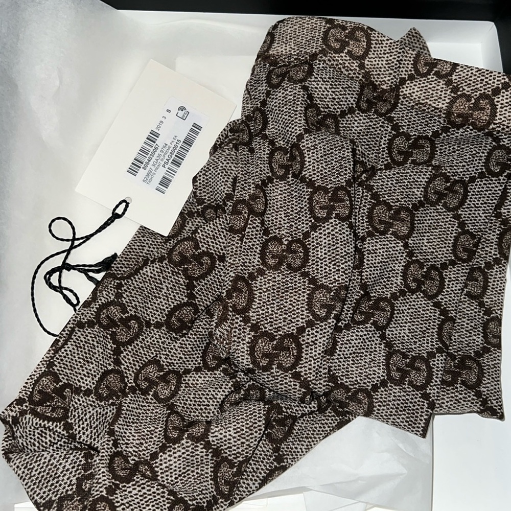 Gucci Tights Supreme Print